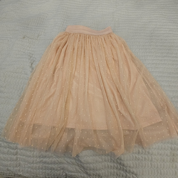 NWT Peach/Ltd pink tulle skirt Sz S - Picture 3 of 4